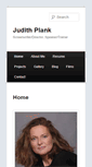 Mobile Screenshot of judithplank.com